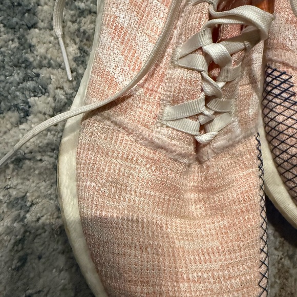 Adidas | Pure boost pink and white sneakers size 8 - Picture 4 of 10